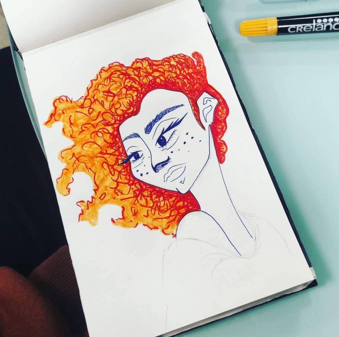 Ilustración de alumnado en proceso