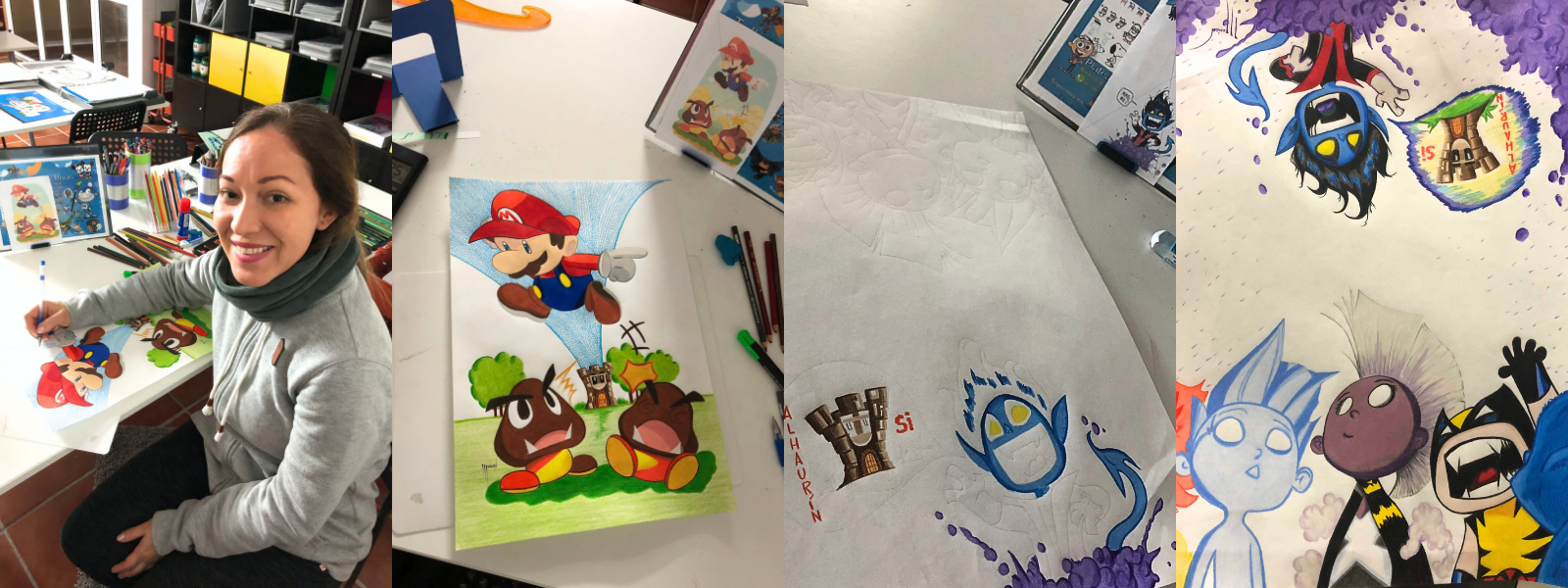 Proceso artístico en el Taller de Arte Rivas