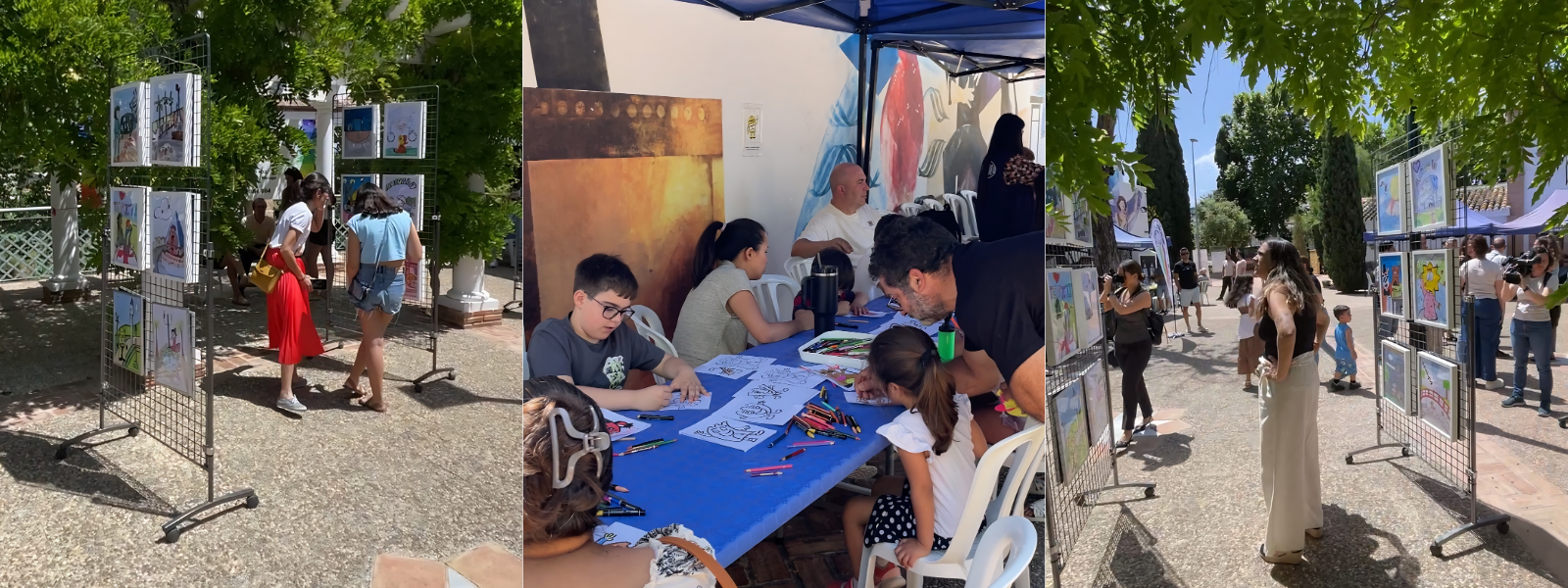 Obras y actividades de la exposición Encontrando Alhaurito